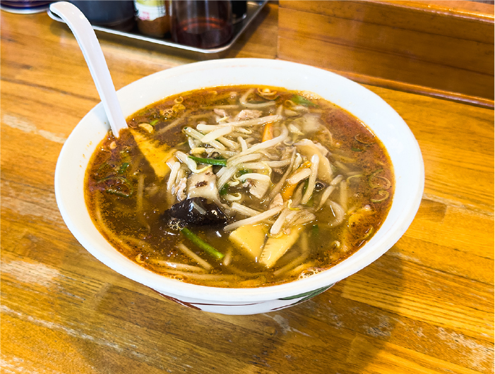 らーめん亭竹の子辛口ラーメン