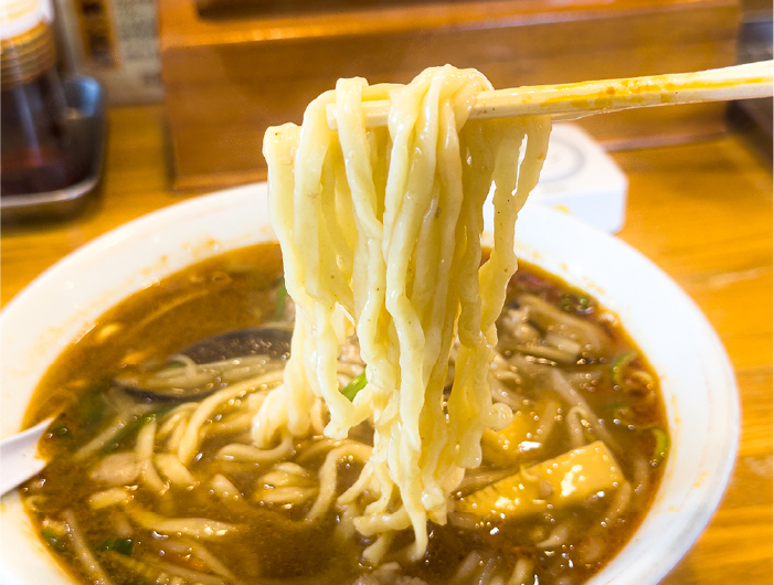 らーめん亭竹の子辛口ラーメン