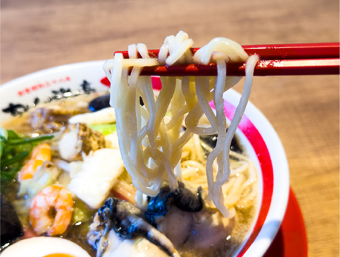 近江ちゃんぽん亭津幡店 麺