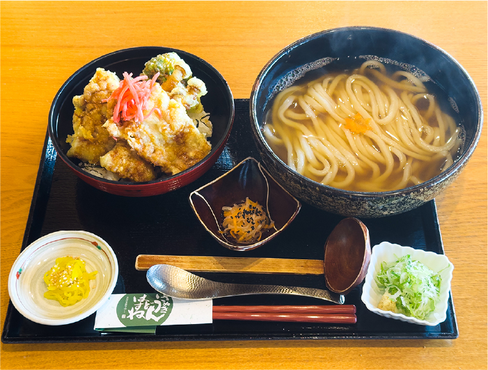 ハスネテラス 天丼セット