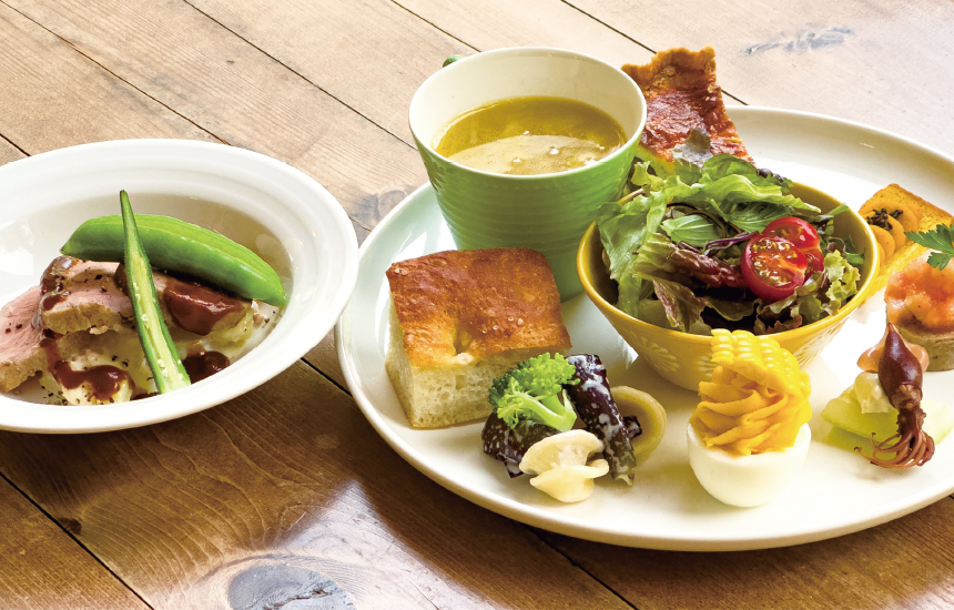 シエルブルーキッチン「彩りランチプレート」
