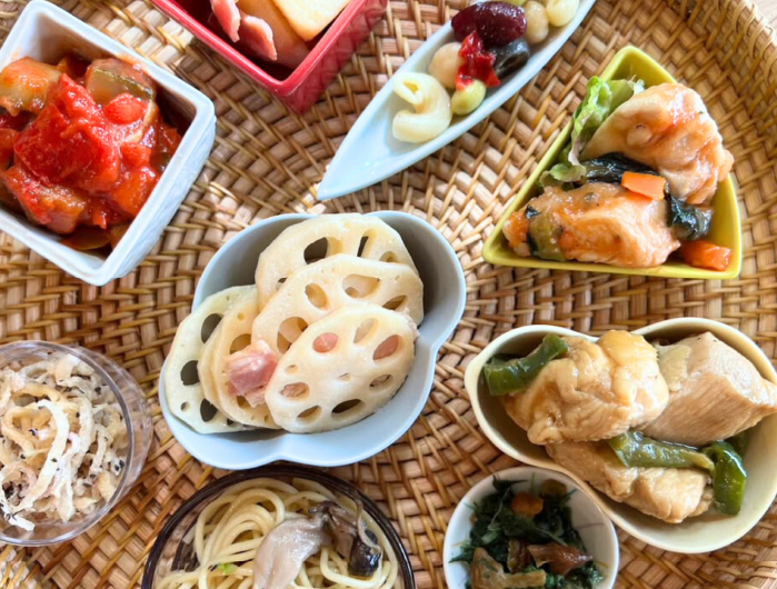 NADIA&LAMPS かご盛りランチ